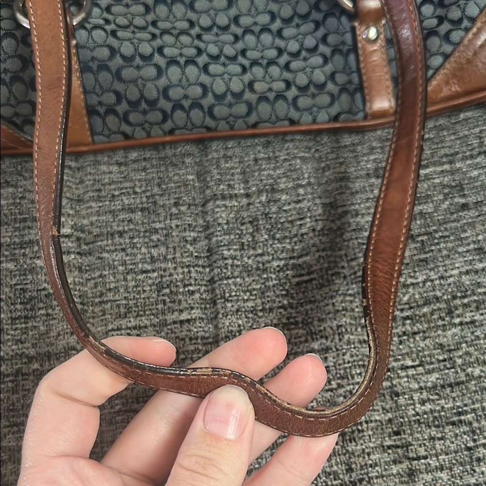 Coach Brown and Black Tote Bag - Picture 5 of 10